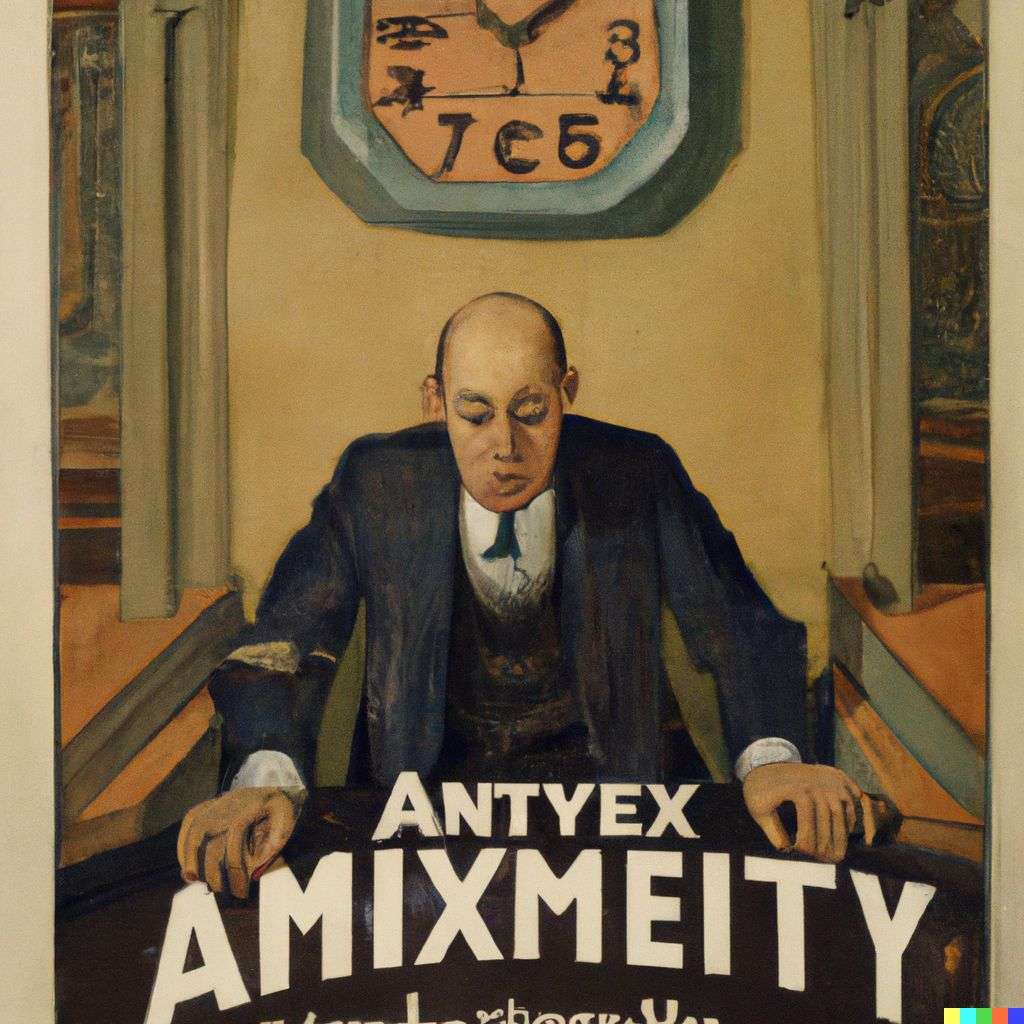 a representation of anxiety, front cover of Time magazine, 1920